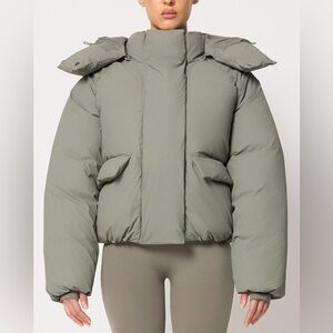 Khy x Entire Studios Standard Puffer Jacket Dusty Olive